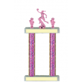 Trophies - #Basketball Pink F Style Trophy